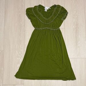 3/$10 Max Studio Forest Green Casual Dress